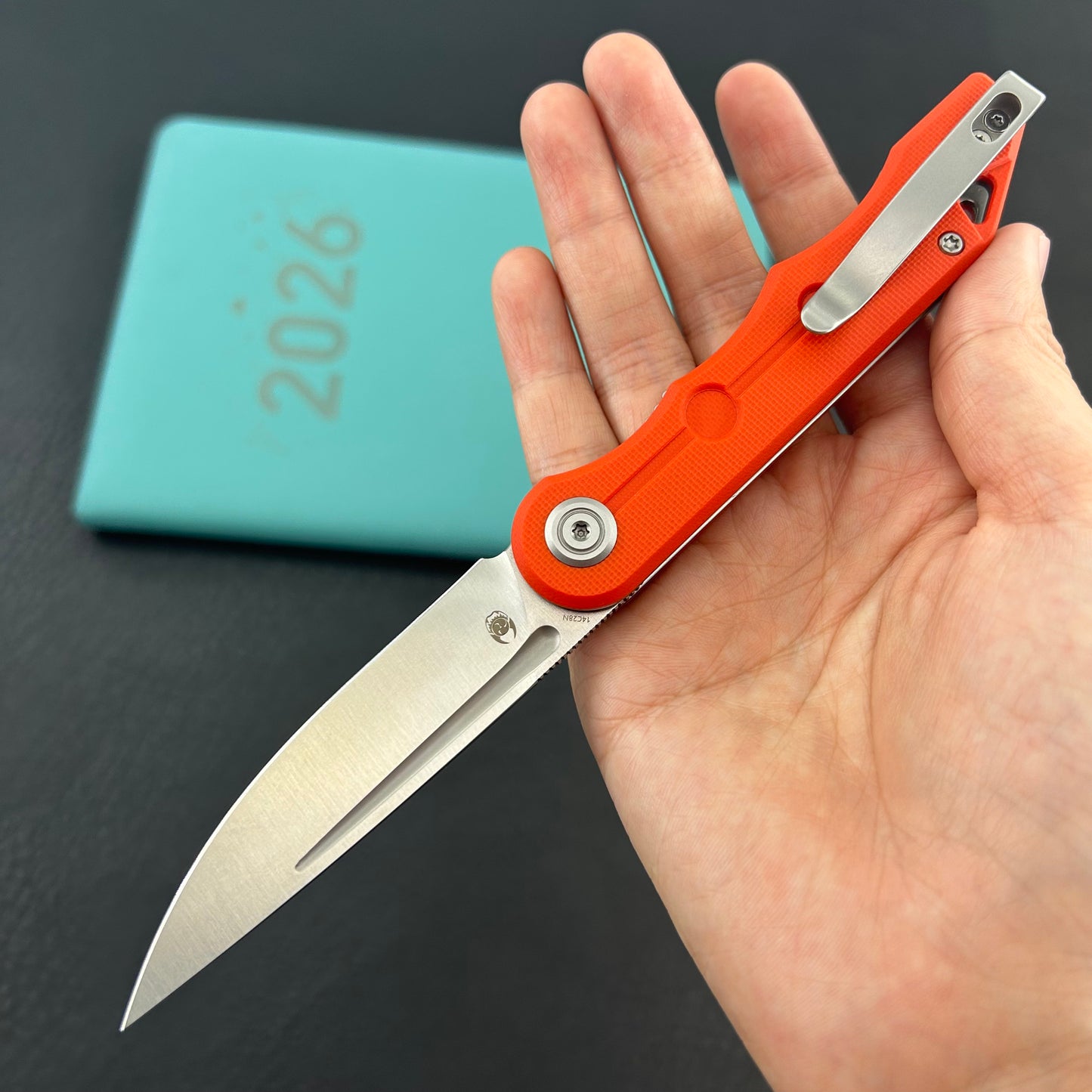 KUBEY knife KU2101H Mizo Linerlock Orange  Folding Knives