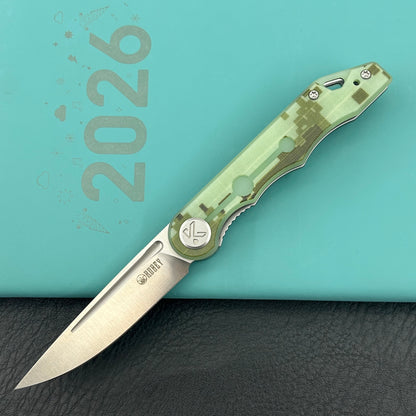 KUBEY knife KU2101I Mizo Linerlock Camouflage Folding Knives