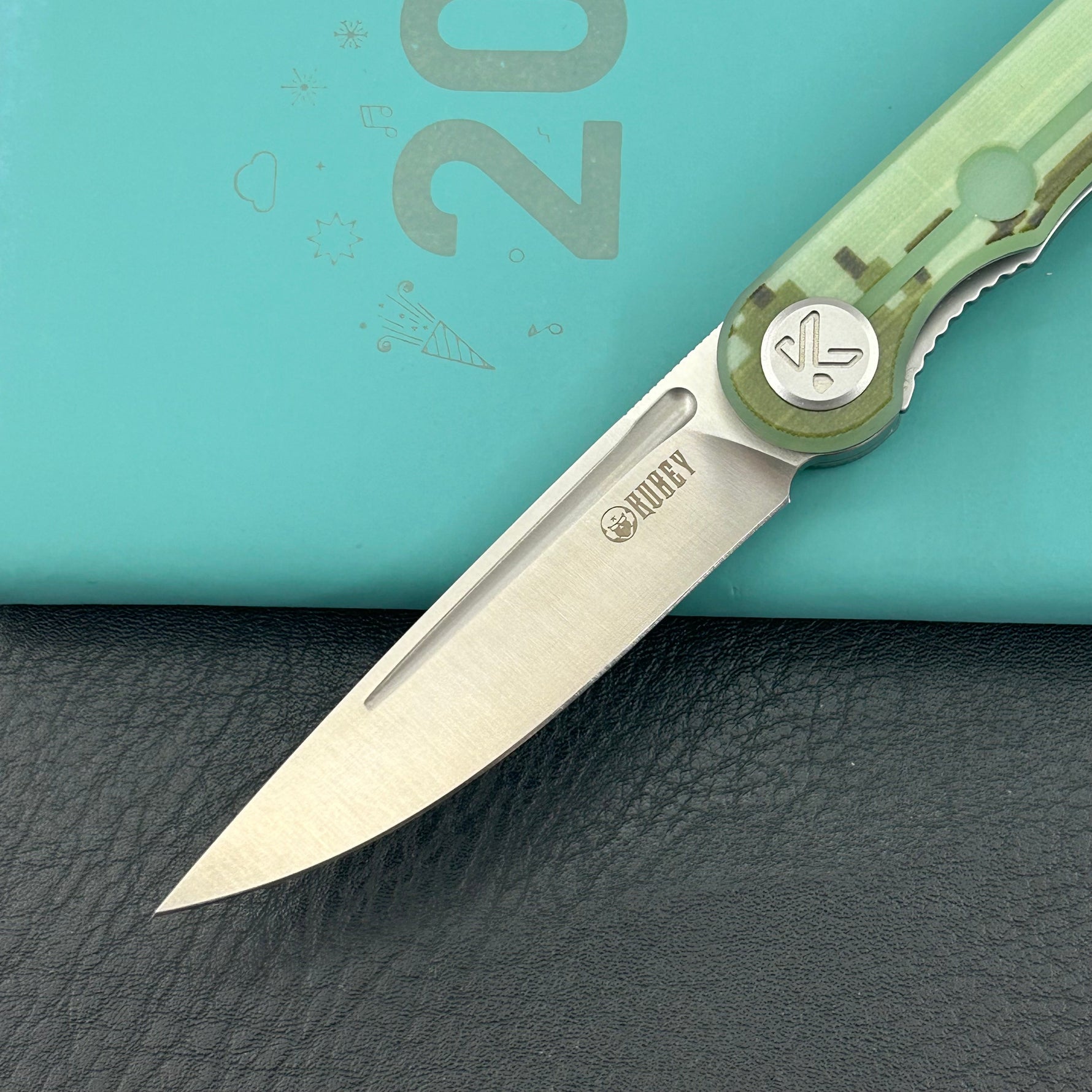 KUBEY knife KU2101I Mizo Linerlock Camouflage Folding Knives