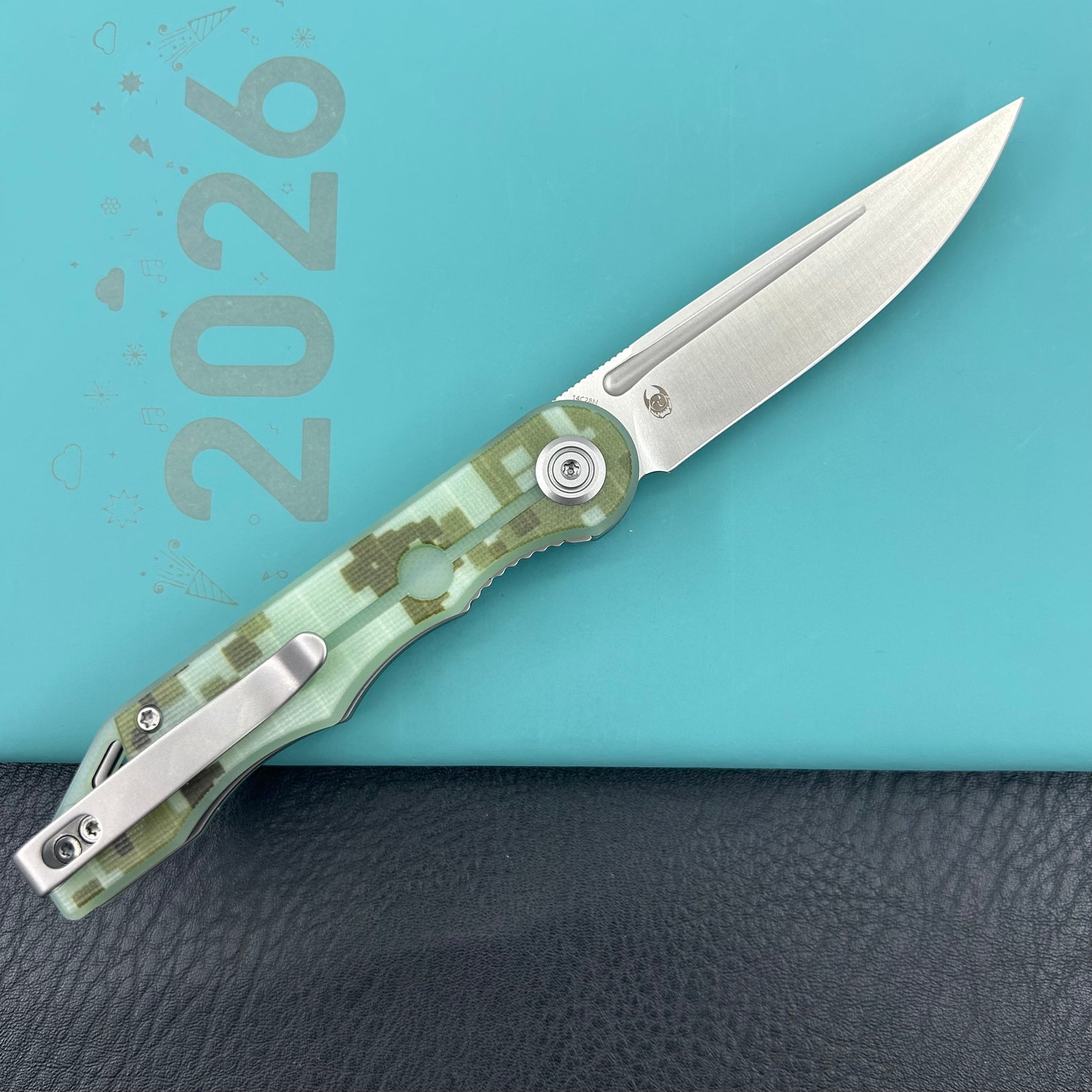 KUBEY knife KU2101I Mizo Linerlock Camouflage Folding Knives