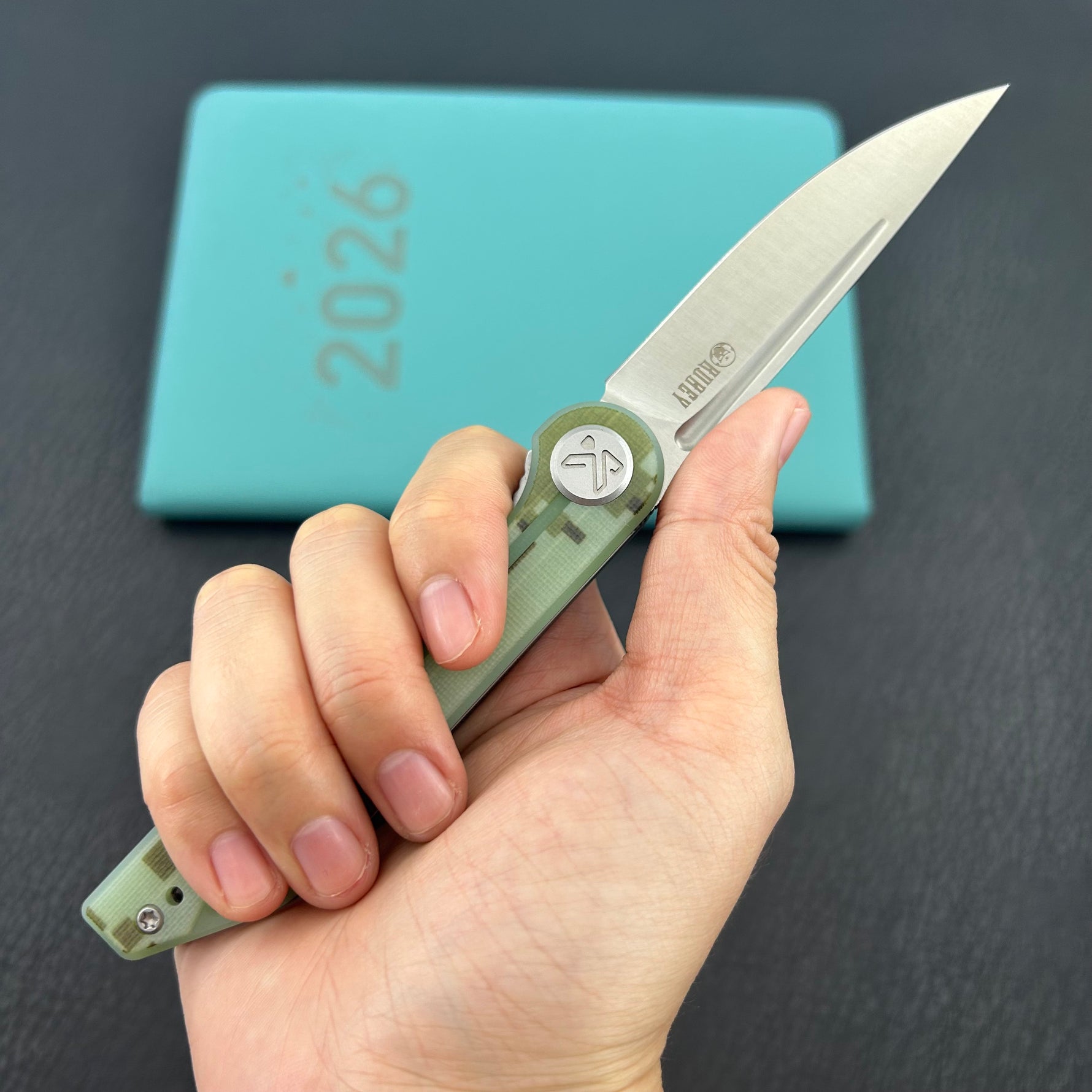 KUBEY knife KU2101I Mizo Linerlock Camouflage Folding Knives