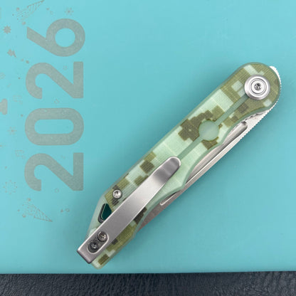 KUBEY knife KU2101I Mizo Linerlock Camouflage Folding Knives