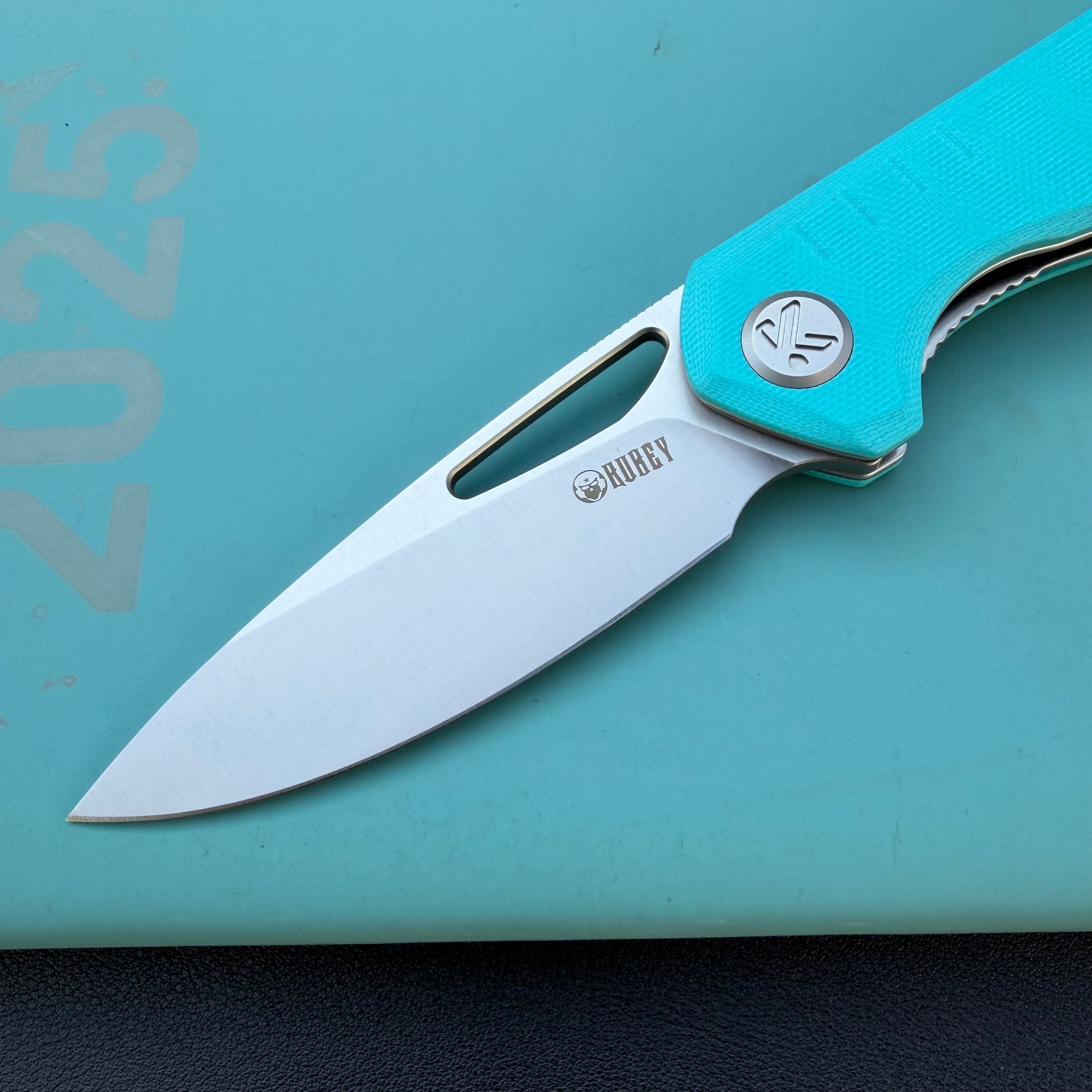 KUBEY knife   KU324K Doris Linerlock Tiffany Blue