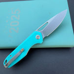 KUBEY knife   KU324K Doris Linerlock Tiffany Blue