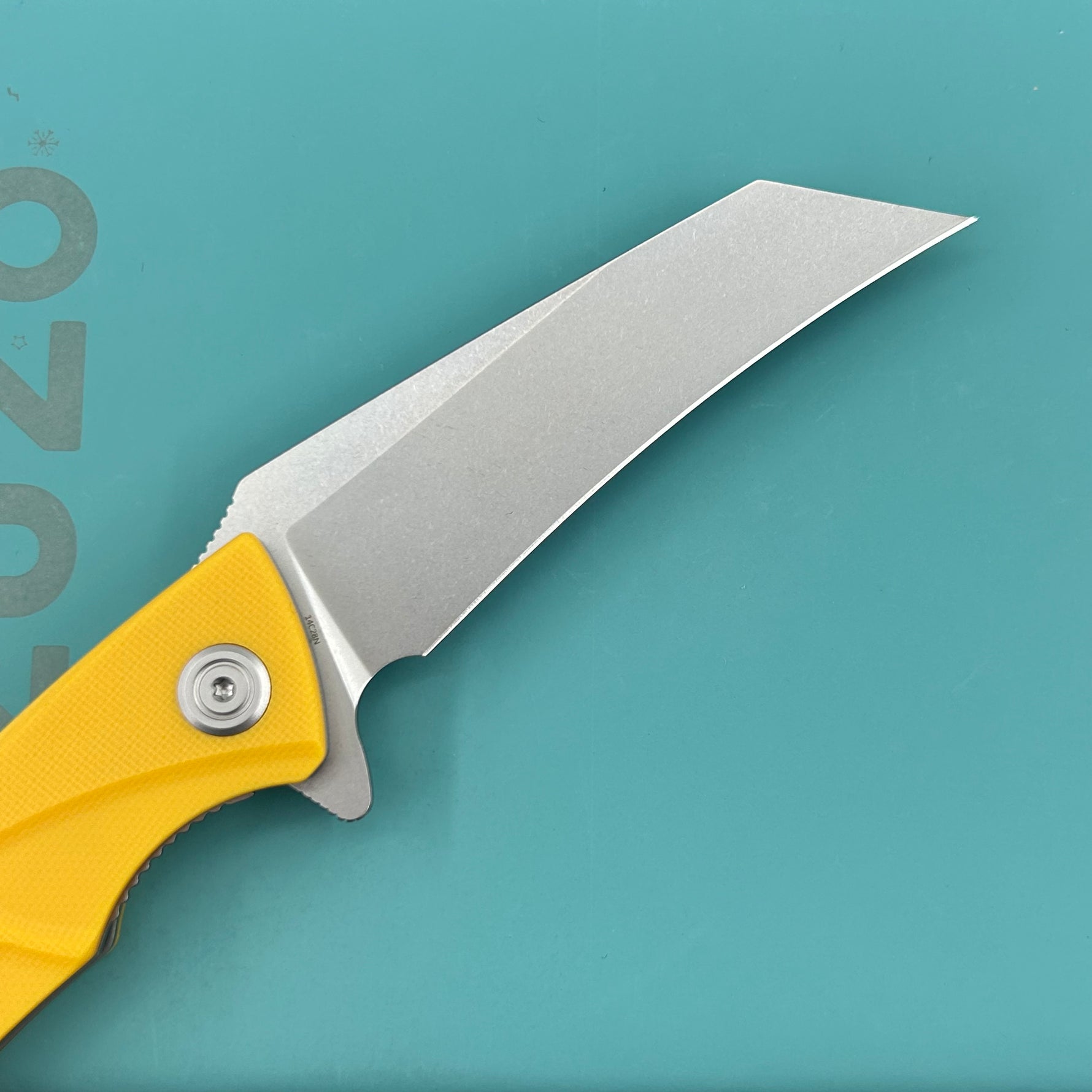 KUBEY knife KU212K Anteater Linerlock Yellow Folding Knives