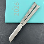 KUBEY knife KU297A Ballistic Gray Titanium   Folding Knives