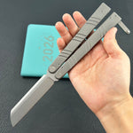 KUBEY knife KU297A Ballistic Gray Titanium   Folding Knives