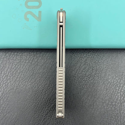 KUBEY knife KU297A Ballistic Gray Titanium   Folding Knives