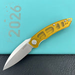 KUBEY knife KU333G Leaf Linerlock Ultem  Folding Knives