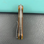 KUBEY knife KU333G Leaf Linerlock Ultem  Folding Knives