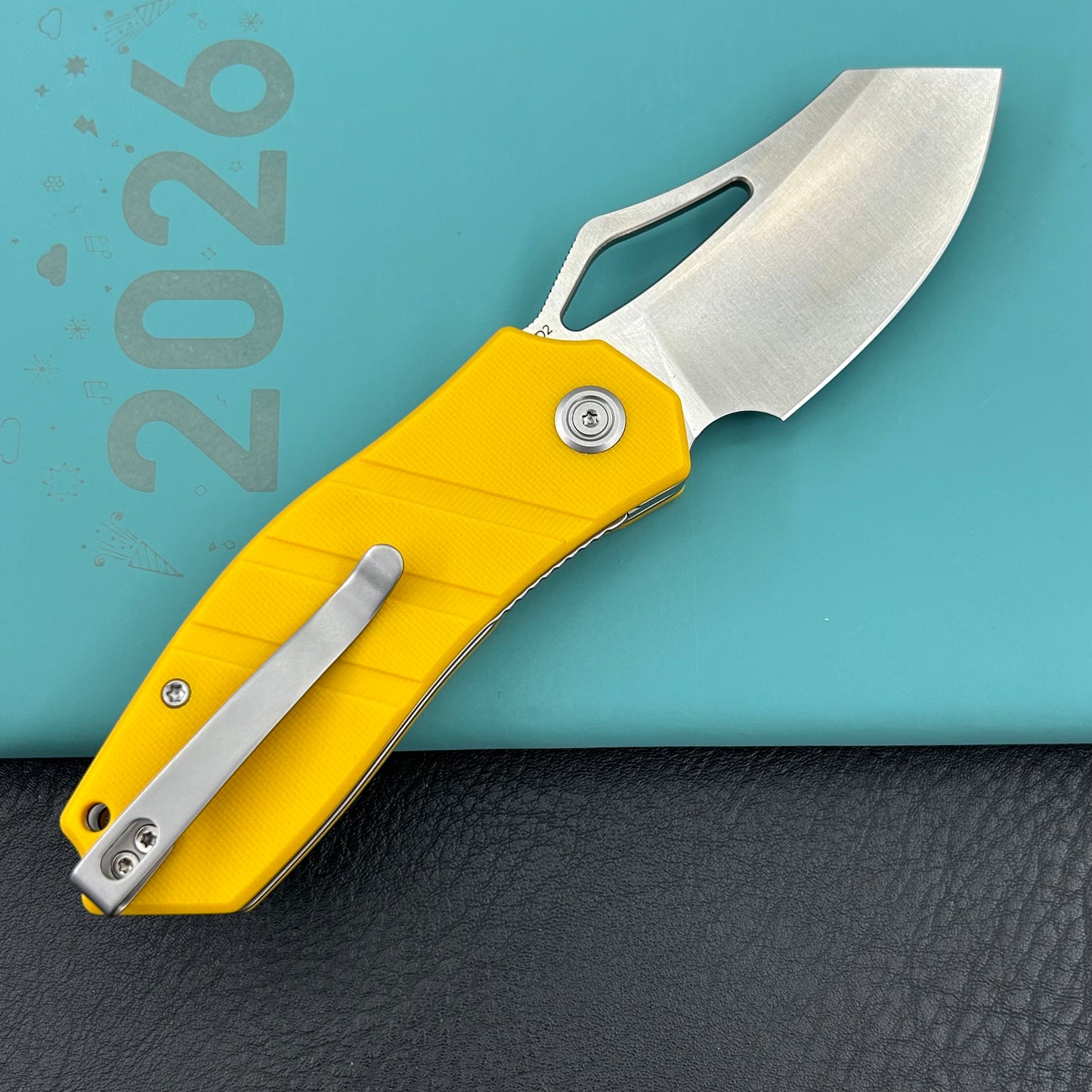 KUBEY knife KU335E Ceyx Linerlock Yellow  Folding Knives