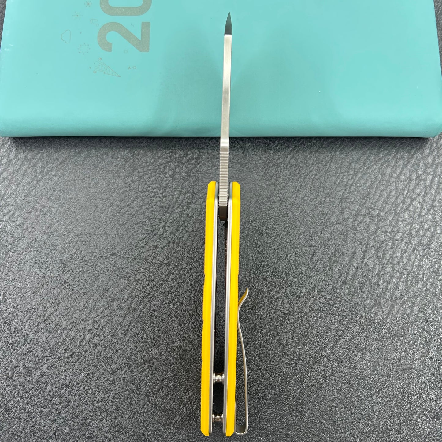 KUBEY knife KU335E Ceyx Linerlock Yellow  Folding Knives