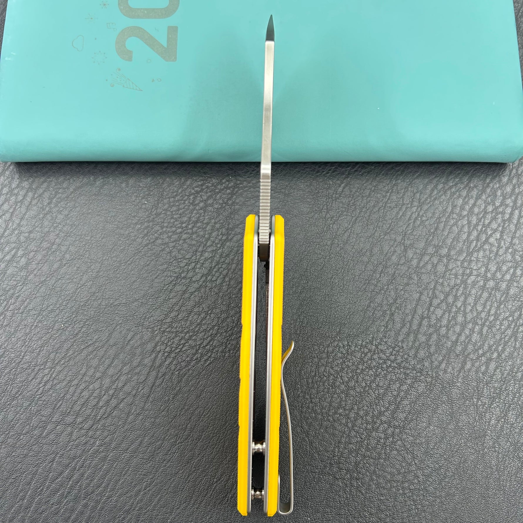 KUBEY knife KU335E Ceyx Linerlock Yellow  Folding Knives