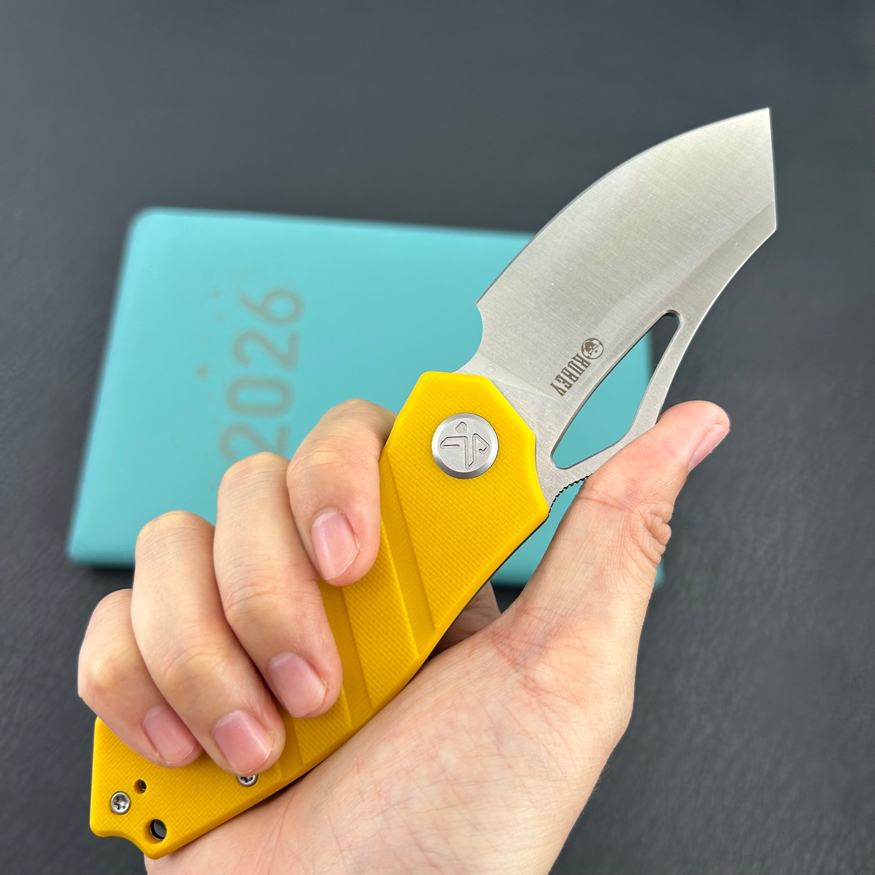 KUBEY knife KU335E Ceyx Linerlock Yellow  Folding Knives
