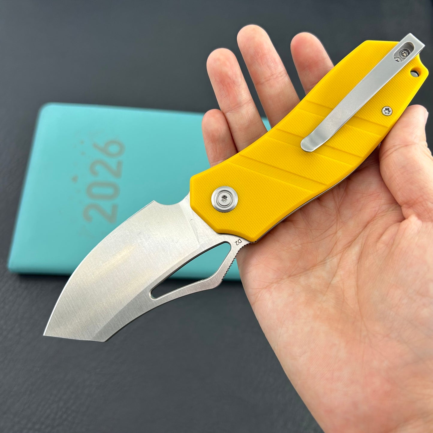 KUBEY knife KU335E Ceyx Linerlock Yellow  Folding Knives