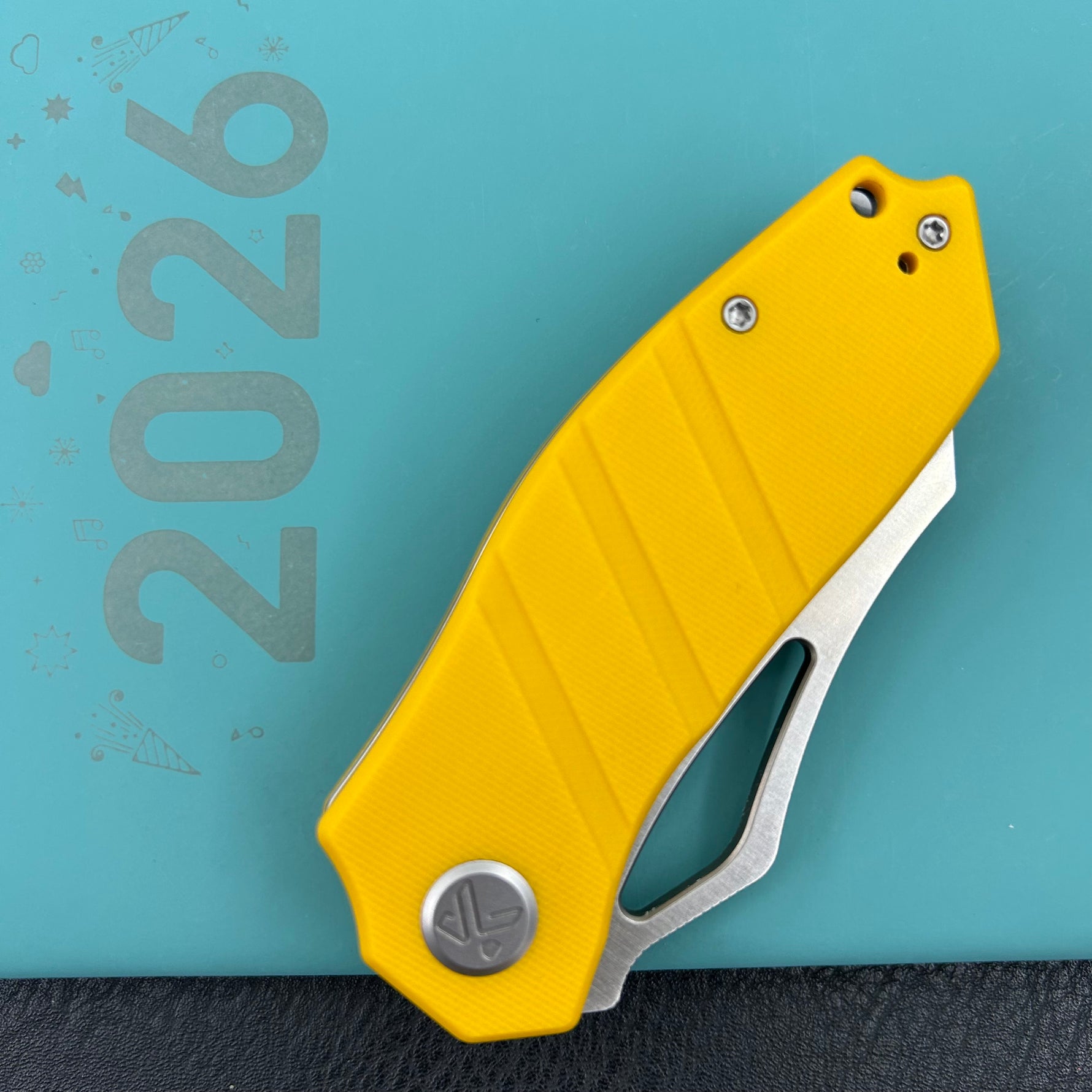 KUBEY knife KU335E Ceyx Linerlock Yellow  Folding Knives
