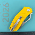KUBEY knife KU335E Ceyx Linerlock Yellow  Folding Knives