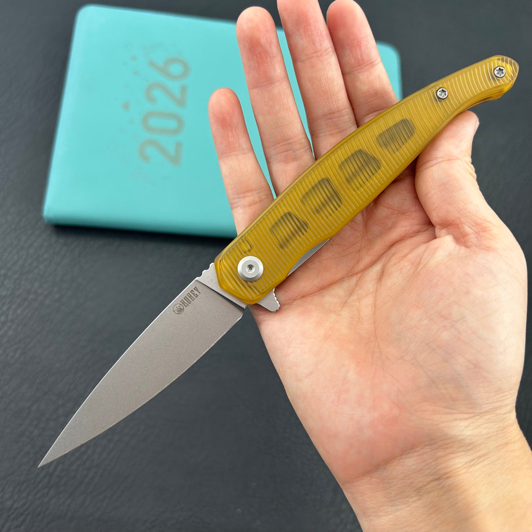KUBEY knife KU361D MOS Linerlock Ultem Folding Knives