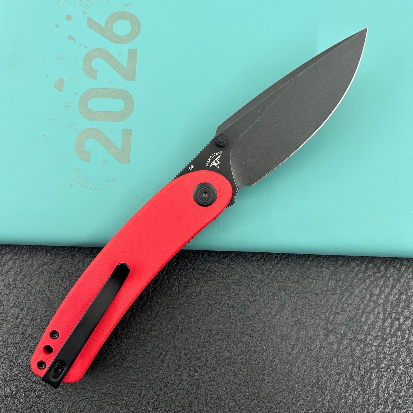 KUBEY knife KU344P Momentum Linerlock Black Red  Folding Knives