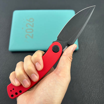KUBEY knife KU344P Momentum Linerlock Black Red  Folding Knives