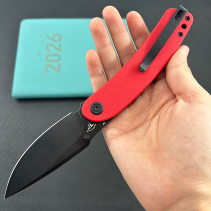 KUBEY knife KU344P Momentum Linerlock Black Red  Folding Knives