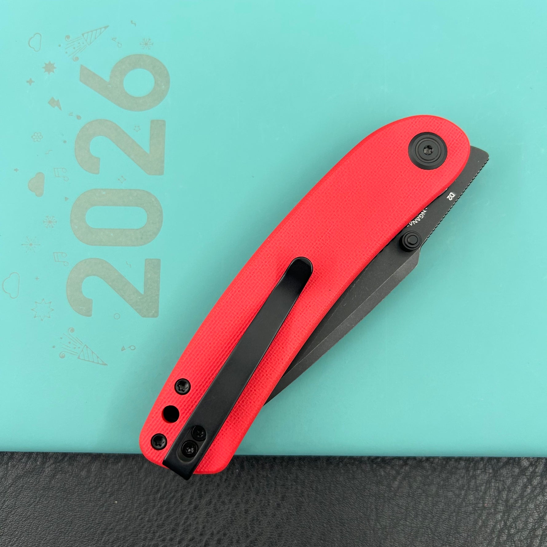 KUBEY knife KU344P Momentum Linerlock Black Red  Folding Knives