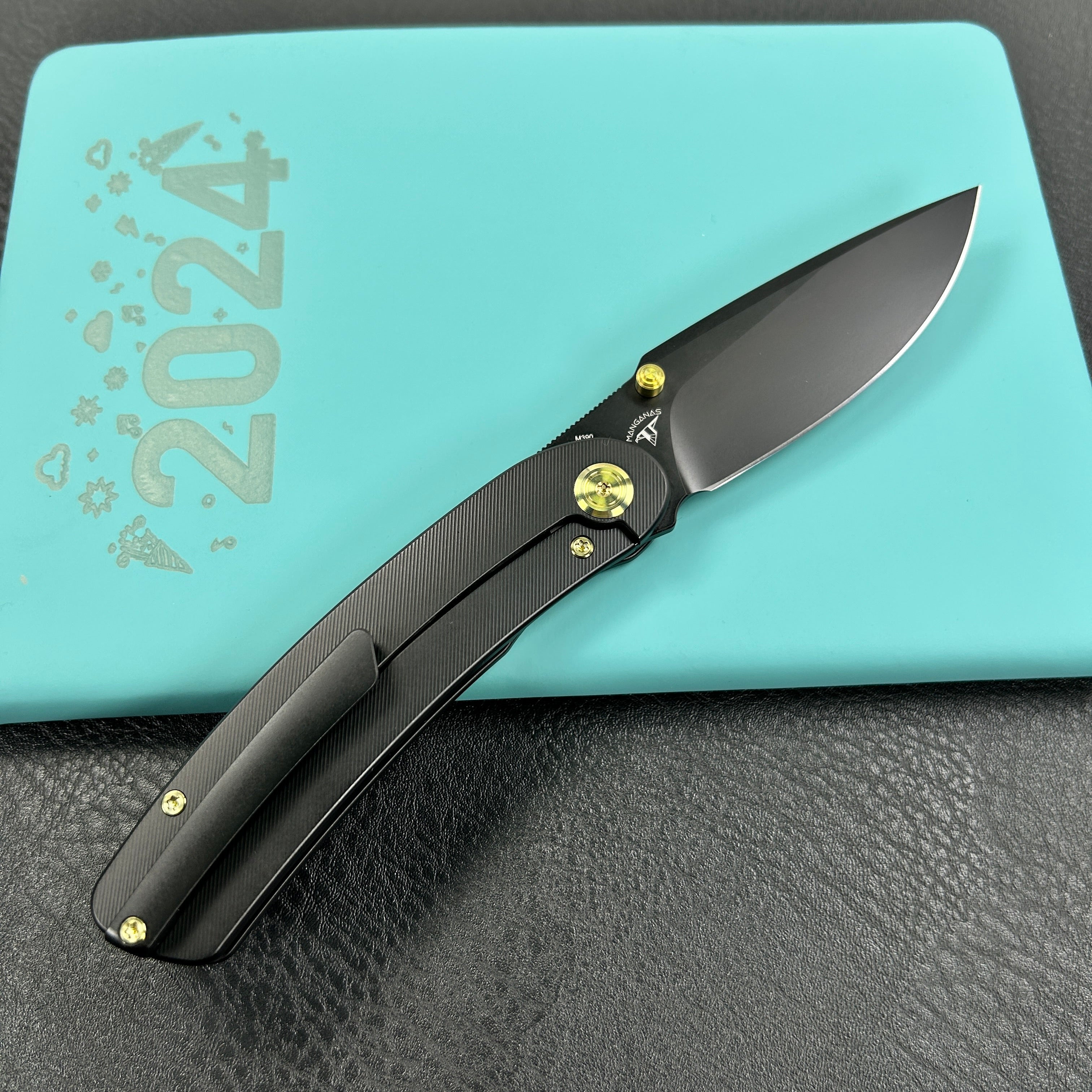 KUBEY KB386B Momentum Frame Lock Front Flipper Pocket Folding Knife  Black Handle 3.43" Black Coated Bohler M390