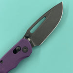 KUBEY knife KU504D Stalker Crossbar Lock Black Purple  Folding Knife