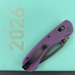 KUBEY knife KU504D Stalker Crossbar Lock Black Purple  Folding Knife
