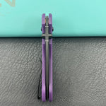 KUBEY knife KU504D Stalker Crossbar Lock Black Purple  Folding Knife
