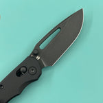 KUBEY knife KU504E Stalker Crossbar Lock Blackout  Folding Knife
