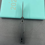 KUBEY knife KU504E Stalker Crossbar Lock Blackout  Folding Knife