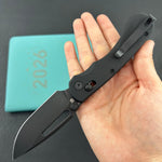 KUBEY knife KU504E Stalker Crossbar Lock Blackout  Folding Knife
