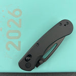 KUBEY knife KU504E Stalker Crossbar Lock Blackout  Folding Knife