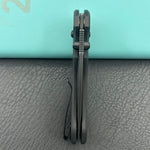 KUBEY knife KU504E Stalker Crossbar Lock Blackout  Folding Knife