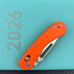 KUBEY knife KU504B Stalker Crossbar Lock Orange  Folding Knife