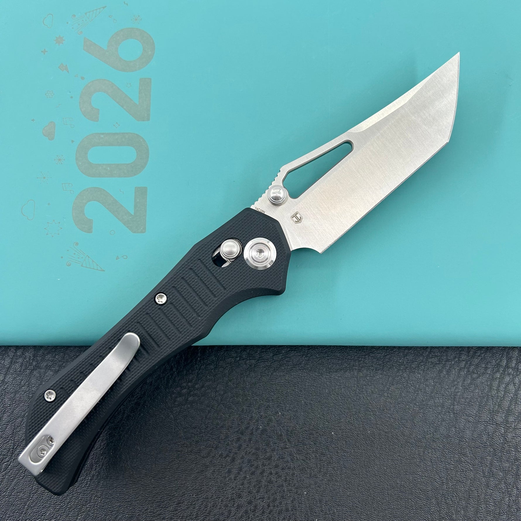 KUBEY knife KU433A Tantorian Crossbar Lock Black Folding knife