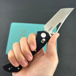 KUBEY knife KU433A Tantorian Crossbar Lock Black Folding knife