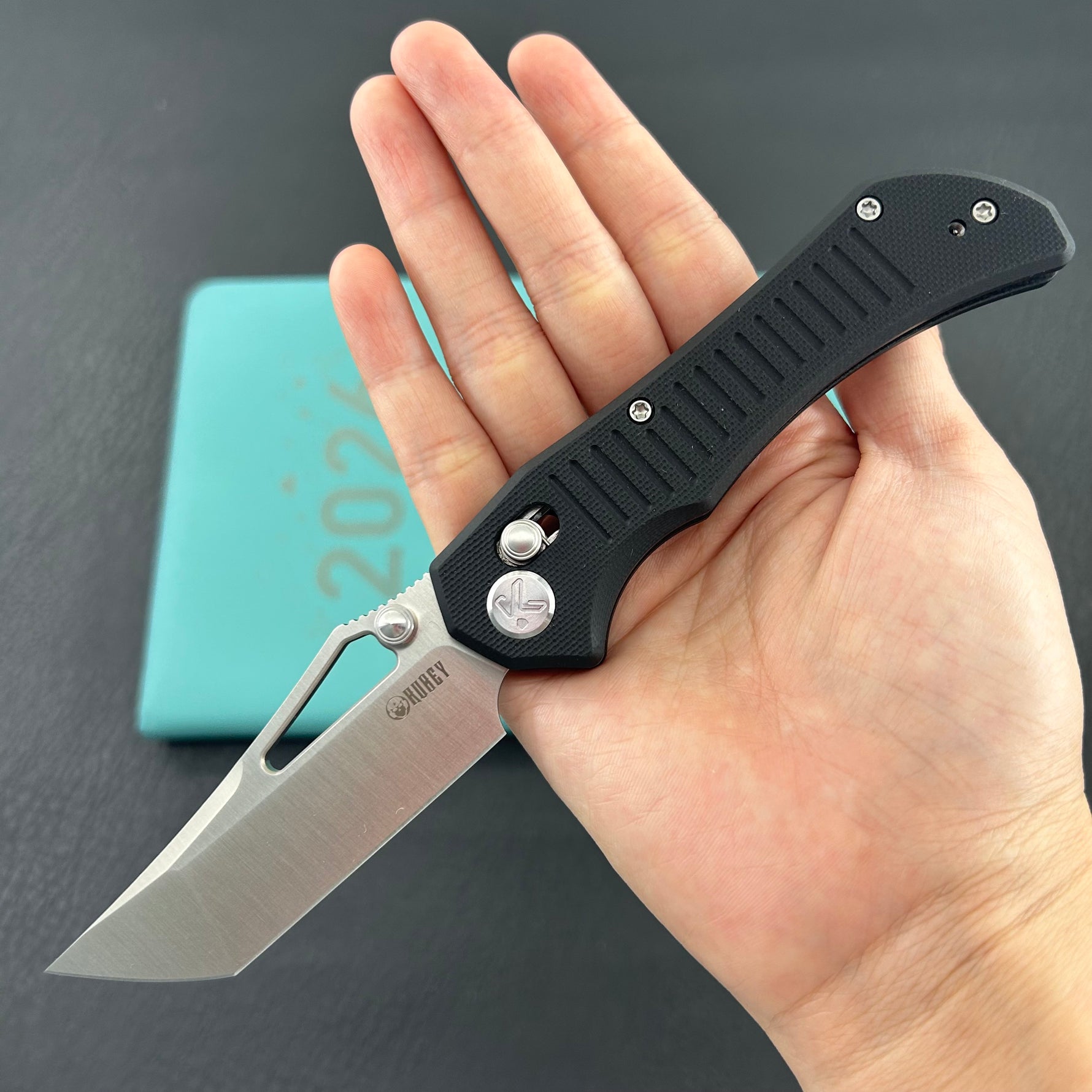 KUBEY knife KU433A Tantorian Crossbar Lock Black Folding knife