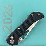 KUBEY knife KU433A Tantorian Crossbar Lock Black Folding knife