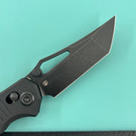 KUBEY knife KU433D Tantorian Crossbar Lock Blackout Folding knife