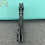 KUBEY knife KU433D Tantorian Crossbar Lock Blackout Folding knife