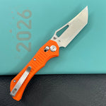 KUBEY knife KU433B Tantorian Crossbar Lock Orange Folding knife