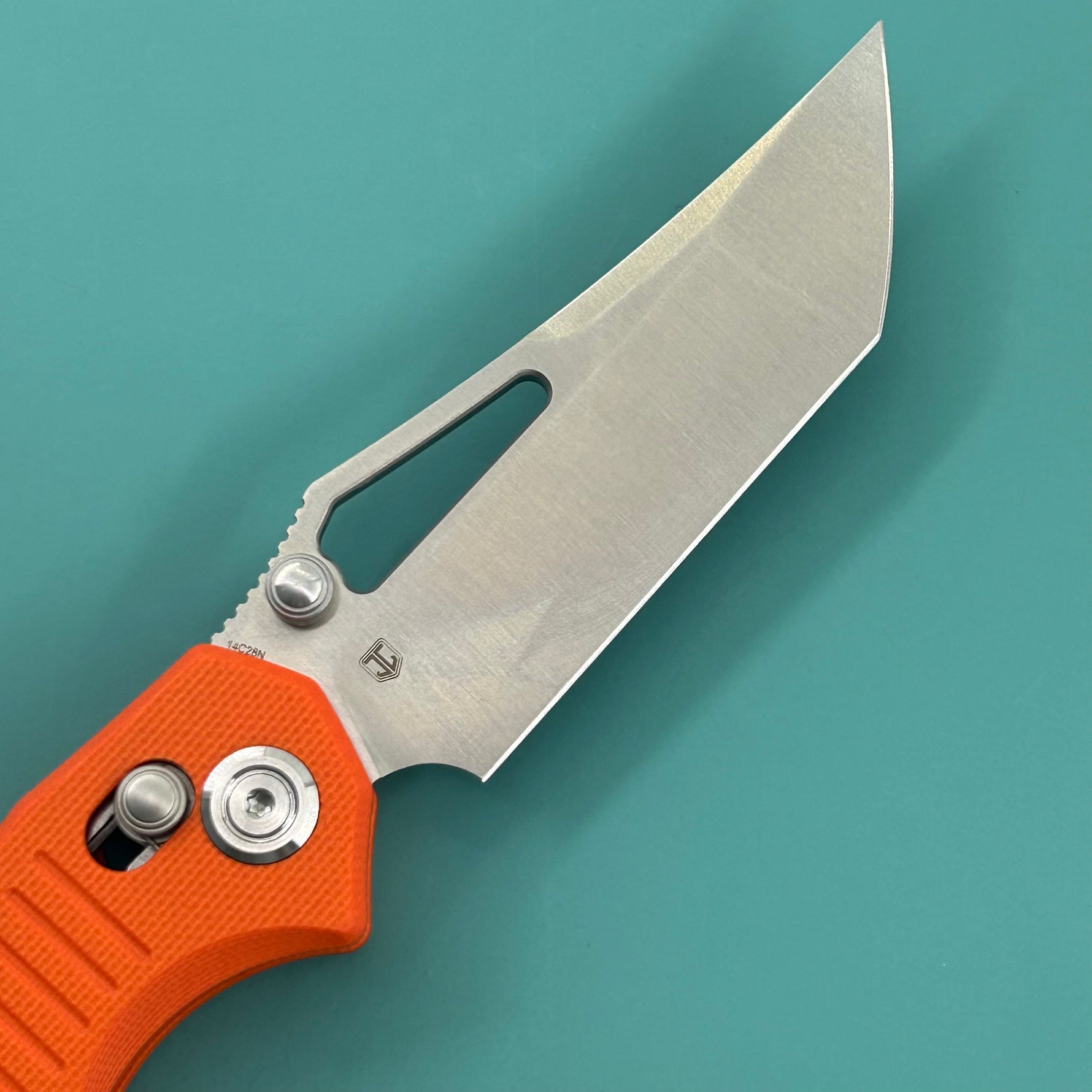 KUBEY knife KU433B Tantorian Crossbar Lock Orange Folding knife