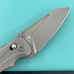 KB KNIVES KB400G Sumo Crossbarlock Folding Knife Darkwash Titanium Handle 3.15" Darkwash M390 Blade