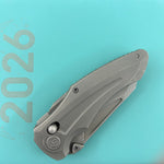KB KNIVES KB400G Sumo Crossbarlock Folding Knife Darkwash Titanium Handle 3.15" Darkwash M390 Blade