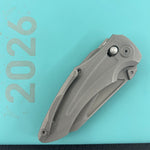 KB KNIVES KB400G Sumo Crossbarlock Folding Knife Darkwash Titanium Handle 3.15" Darkwash M390 Blade