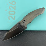 KB KNIVES KB400H Sumo Crossbarlock Folding Knife DLC Titanium Handle 3.15" DLC M390 Blade