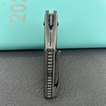 KB KNIVES KB400H Sumo Crossbarlock Folding Knife DLC Titanium Handle 3.15" DLC M390 Blade