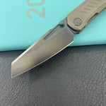 KB KNIVES KB441C Insomnia Frame Locking Folding Knife bronze  Titanium Handle 3.46" DLC Satin M390 Blade